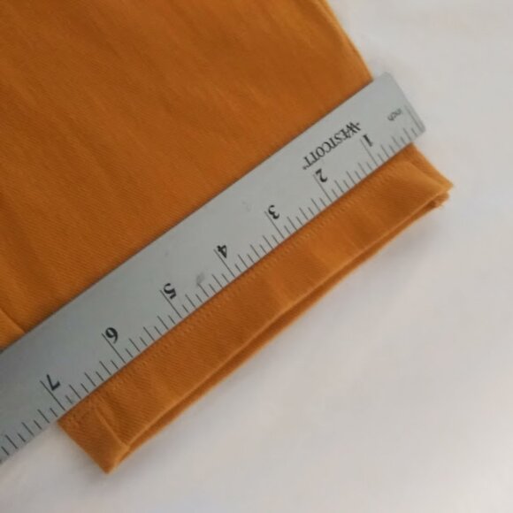 Women with Control women's size LP mustard yellow capri pants - Picture 10 of 13